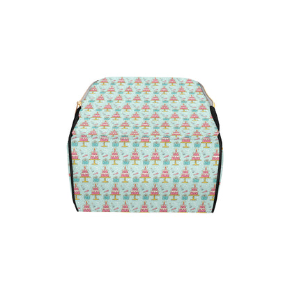 Cake Pattern Print Design 06 Diaper Bag Backpack