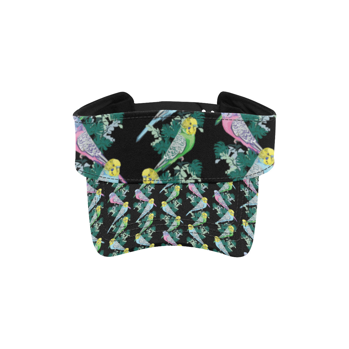 Budgerigar Pattern Print Design 03 Unisex Sun Visor