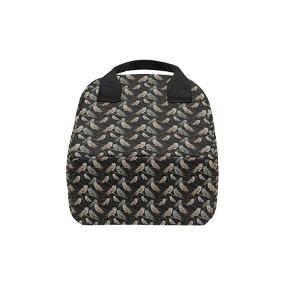 Owl Branch Themed Design Print Insulated Lunch Bag