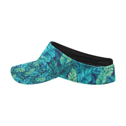 Banana Leaf Pattern Print Design 06 Unisex Sun Visor