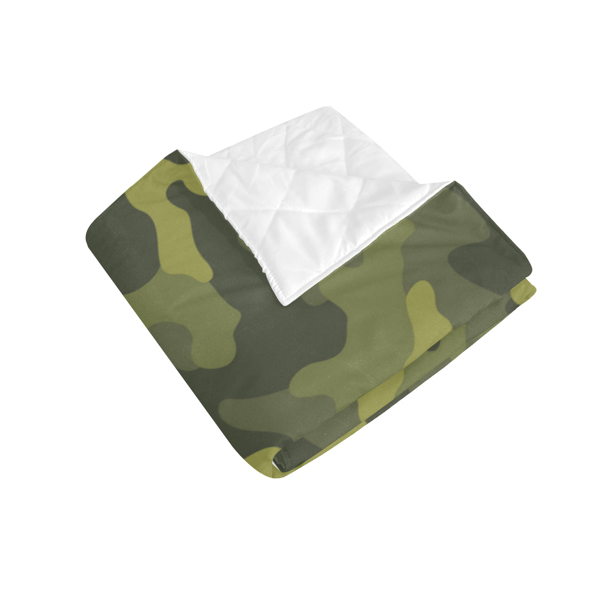 Military Camouflage Pattern Print Design 02 Premium Quilt
