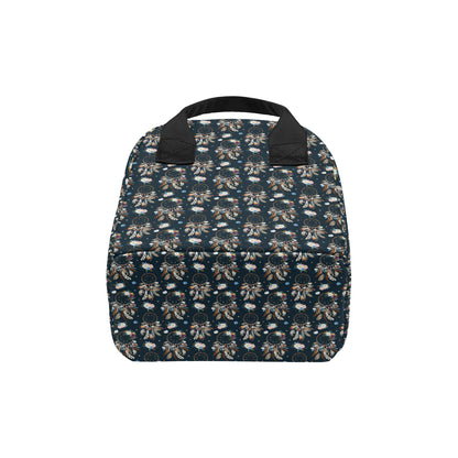 Dream Catcher Boho Floral Style Insulated Lunch Bag