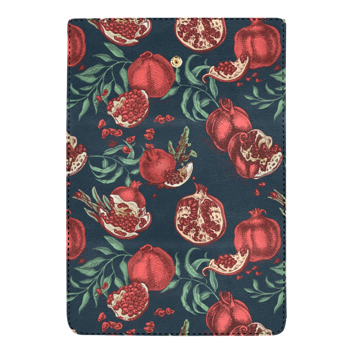 Pomegranate Pattern Print Design PG04 Women's Trifold Wallet
