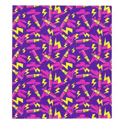Lipstick Pattern Print Design LT04 Premium Quilt