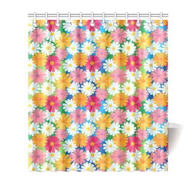 Daisy Pattern Print Design DS05 Shower Curtain