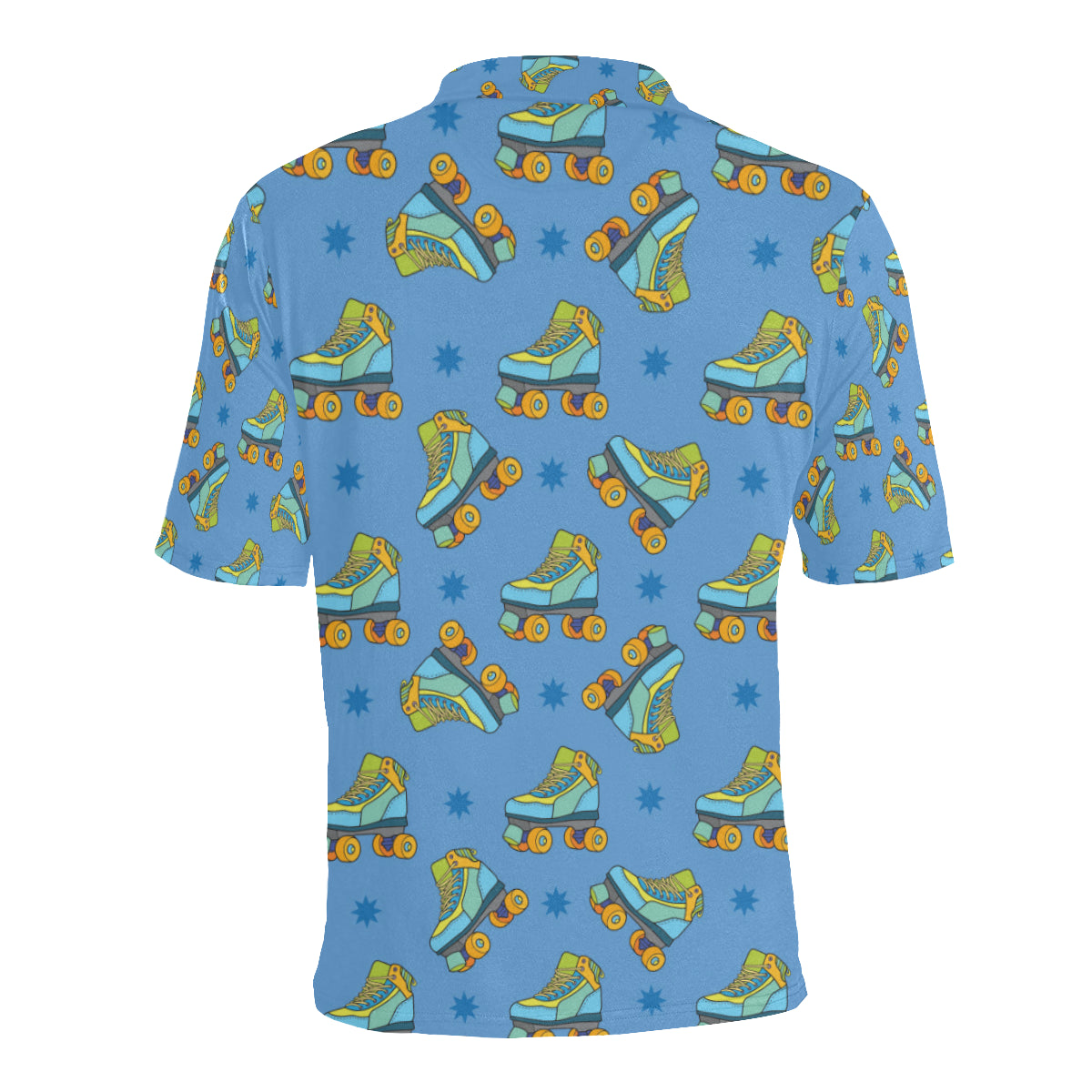 Roller skate Pattern Print Design A04 Men Polo Shirt