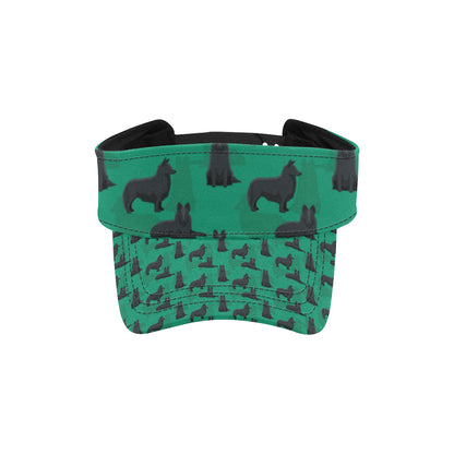 Belgian Sheepdog Pattern Print Design 01 Unisex Sun Visor