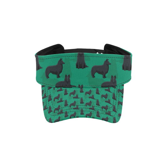 Belgian Sheepdog Pattern Print Design 01 Unisex Sun Visor