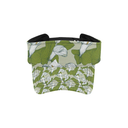 Lily Pattern Print Design LY08 Unisex Sun Visor