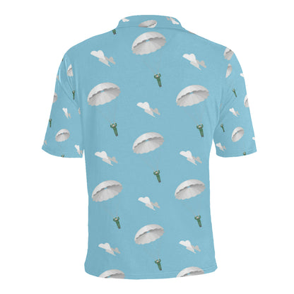 Paratrooper Pattern Print Design A02 Men Polo Shirt