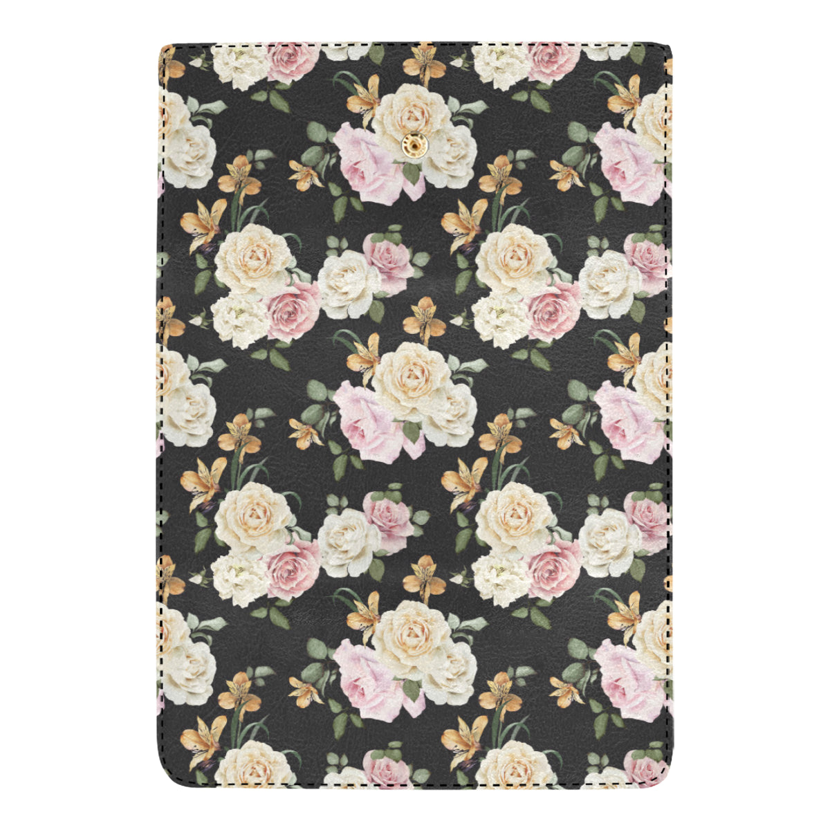 Rose Pattern Print Design A01 Women's Trifold Wallet