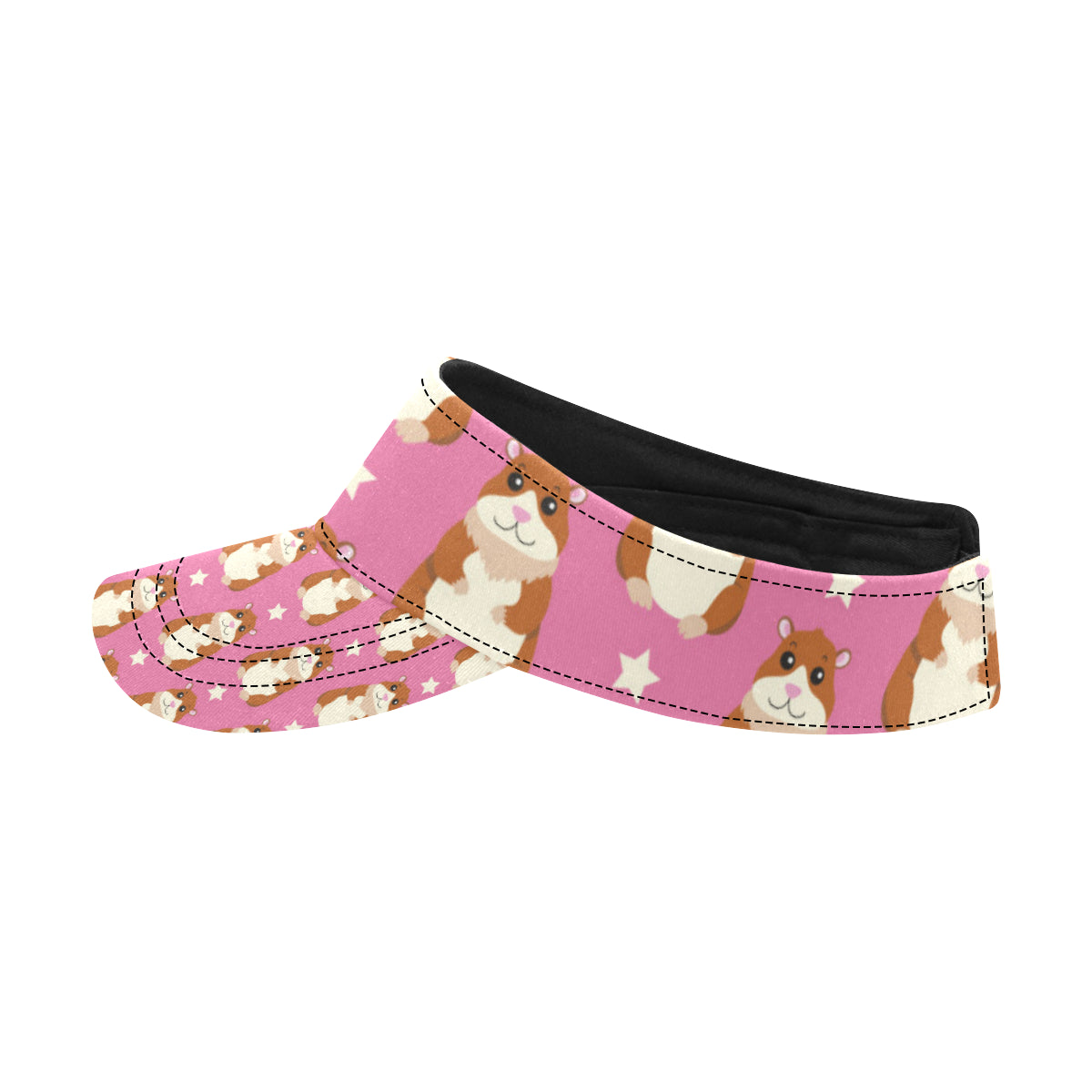 Hamster Cute Pattern Print Design 02 Unisex Sun Visor