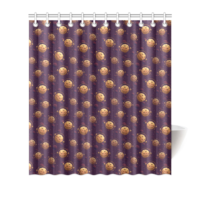 Cookie Pattern Print Design 03 Shower Curtain