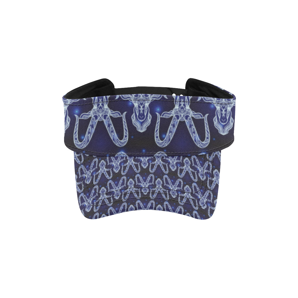 Capricorn Zodiac Pattern Print Design 03 Unisex Sun Visor