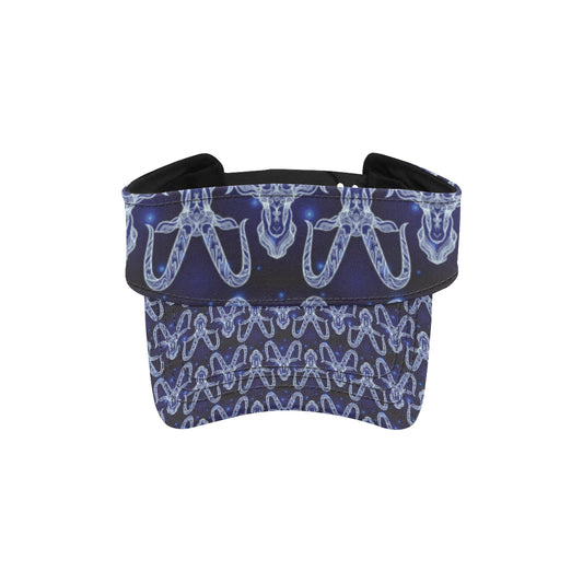 Capricorn Zodiac Pattern Print Design 03 Unisex Sun Visor