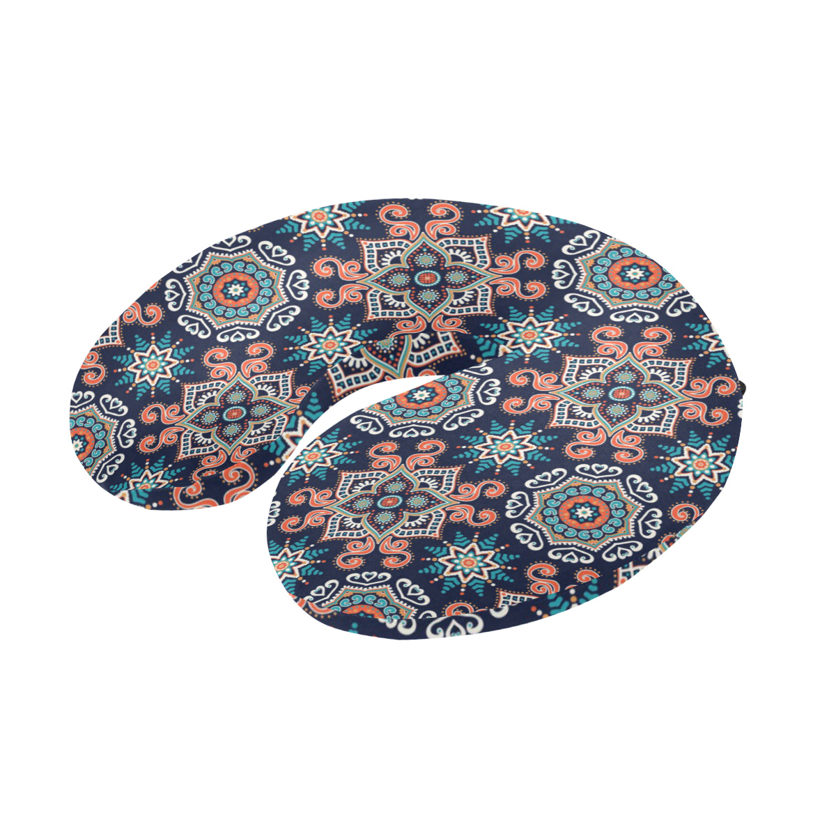 Bohemian Pattern Print Design 02 U-Shaped Travel Neck Pillow