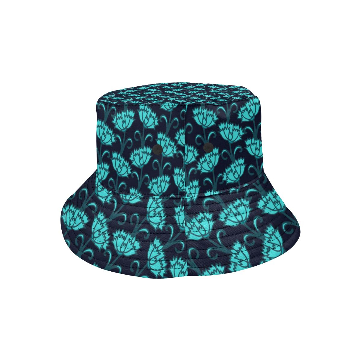 Carnations Pattern Print Design CN06 Unisex Bucket Hat