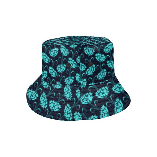 Carnations Pattern Print Design CN06 Unisex Bucket Hat