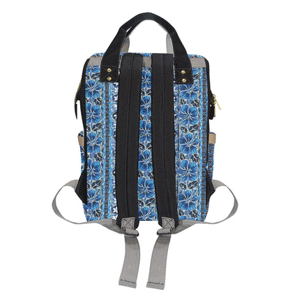Hawaiian Themed Pattern Print Design H012 Diaper Bag Backpack