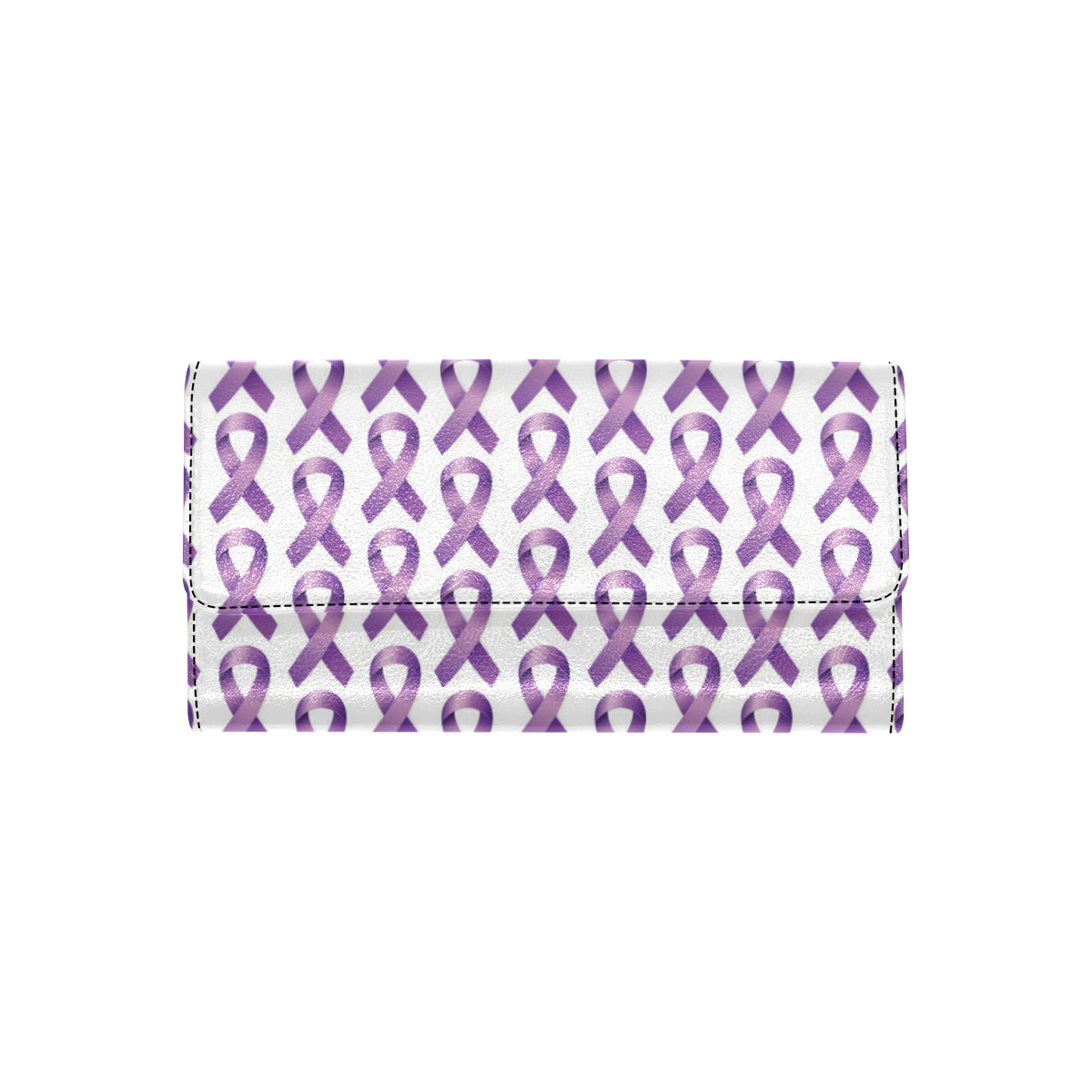 Pancreatic cancer Pattern Print Design A01 Women's Trifold Wallet
