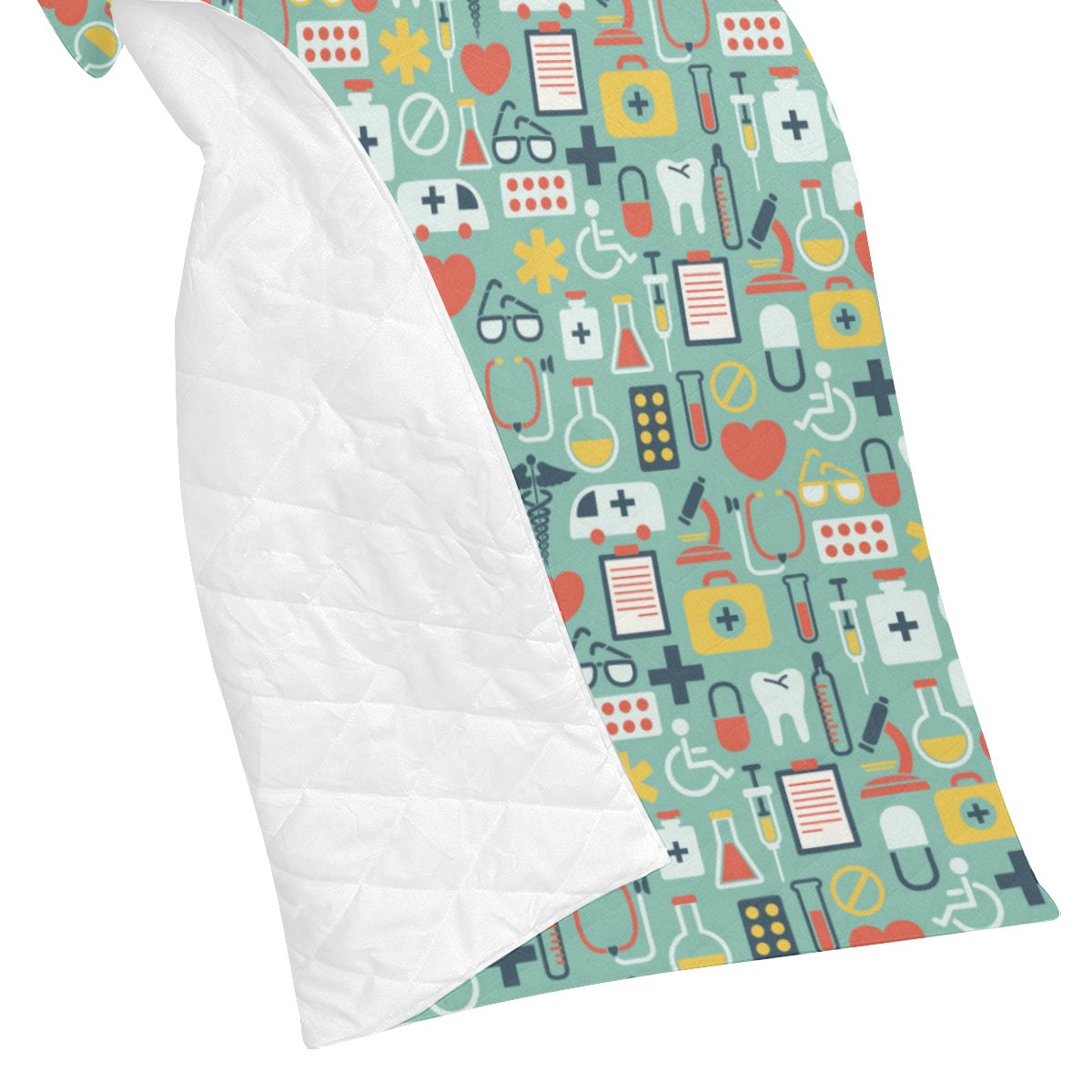 Medical Pattern Print Design 02 Premium Quilt