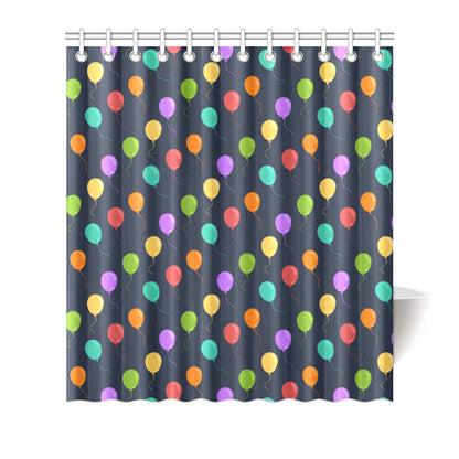 Ballon Colorful Pattern Print Design 03 Shower Curtain