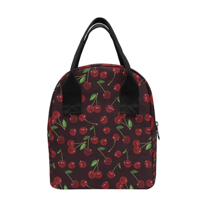 Cherry Fresh Pattern Insulated Lunch Bag