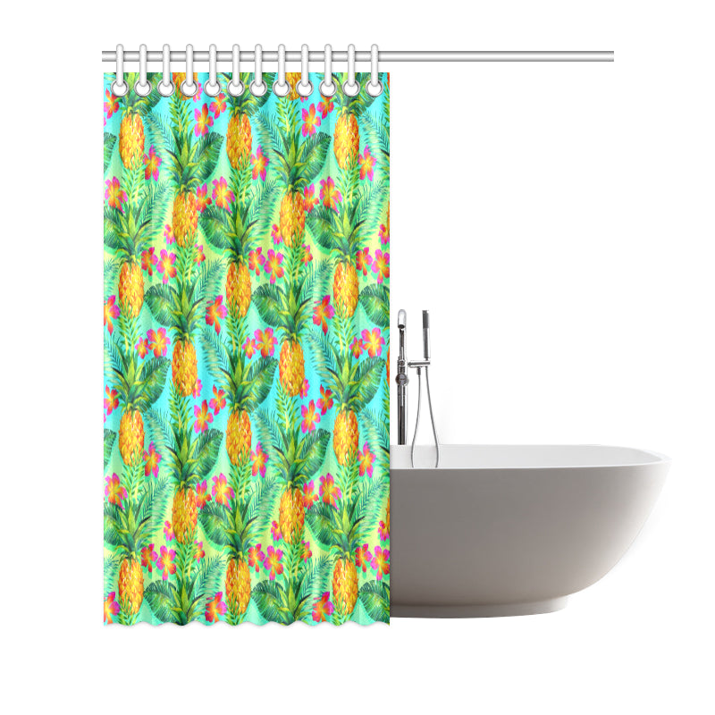 Pineapple Pattern Print Design PP010 Shower Curtain
