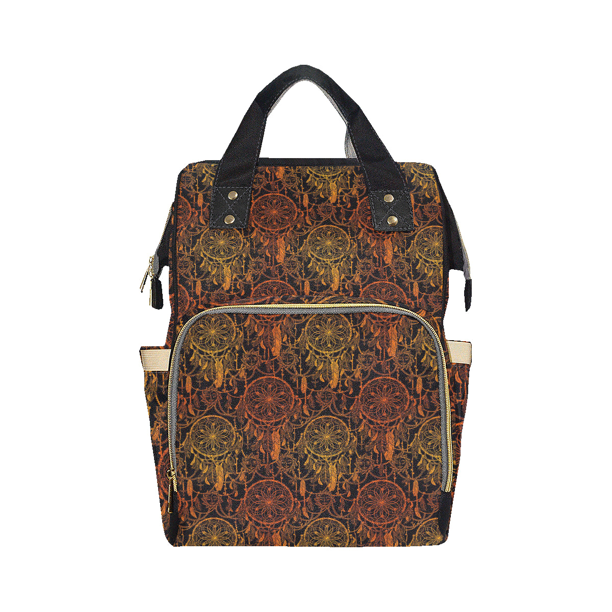 Dream catcher Sun and Moon Diaper Bag Backpack