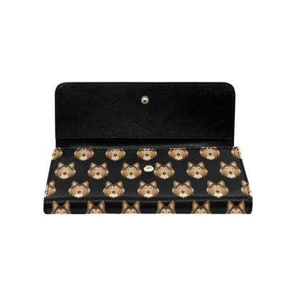 Collies Pattern Print Design 01 Women's Trifold Wallet
