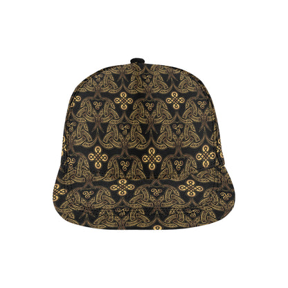 Celtic Knot Gold Design Snapback Cap