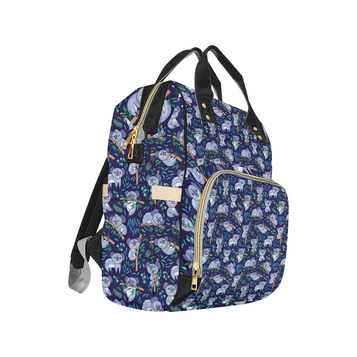 Koala Themed Design Print Diaper Bag Backpack
