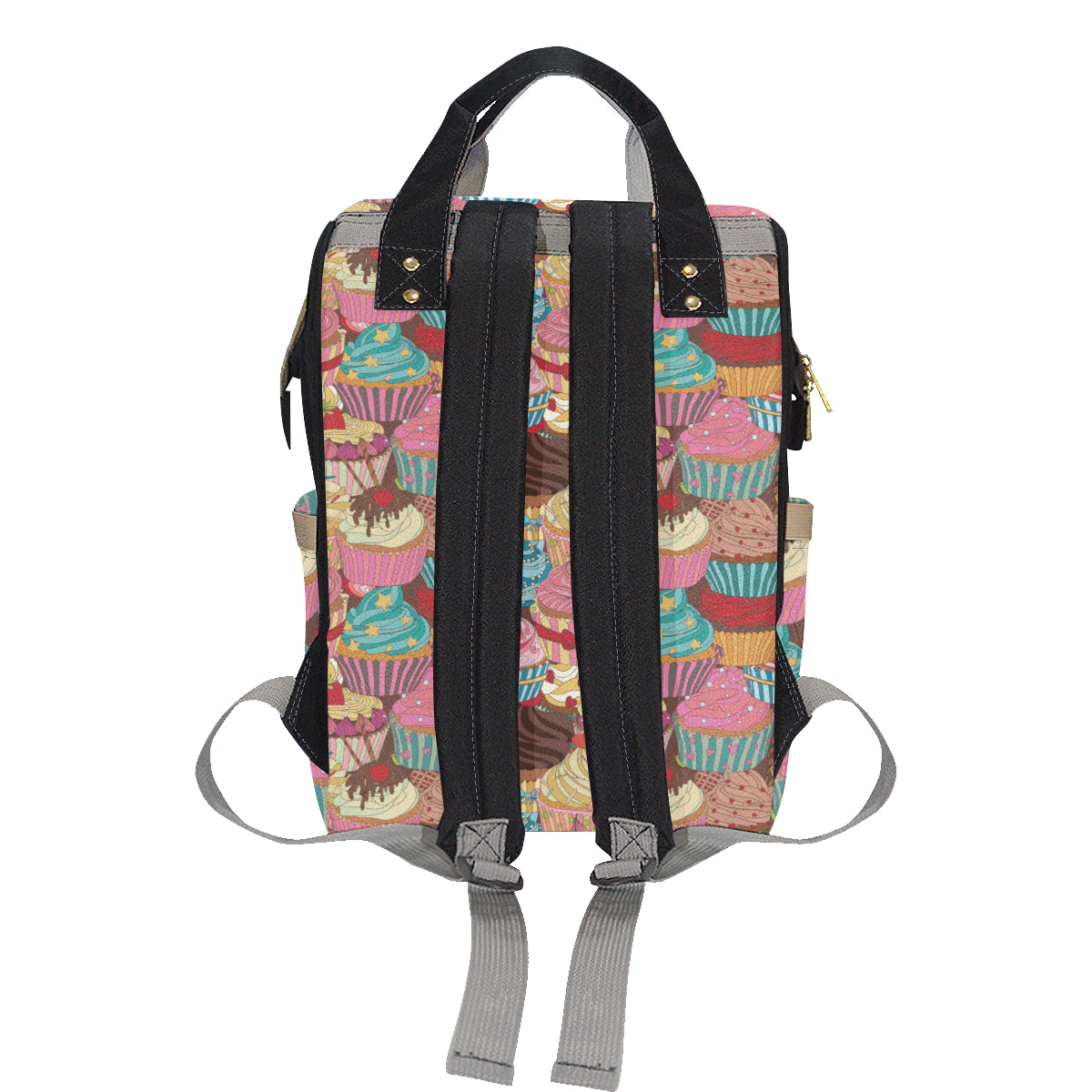 Cupcake Pattern Print Design CP01 Diaper Bag Backpack