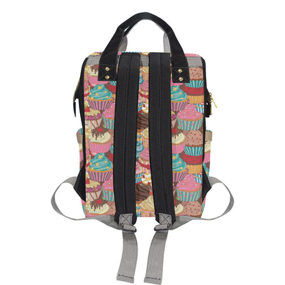 Cupcake Pattern Print Design CP01 Diaper Bag Backpack