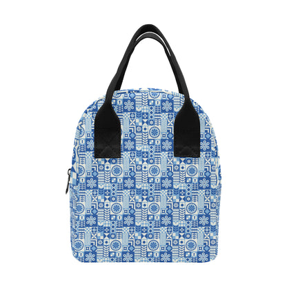 Swedish Print Pattern Insulated Lunch Bag