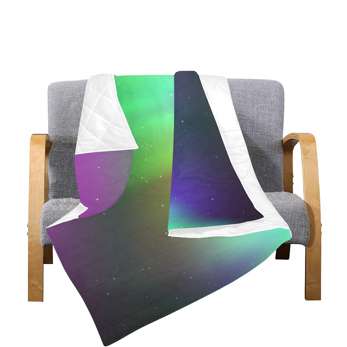 Aurora Borealis Pattern Print Design 03 Premium Quilt