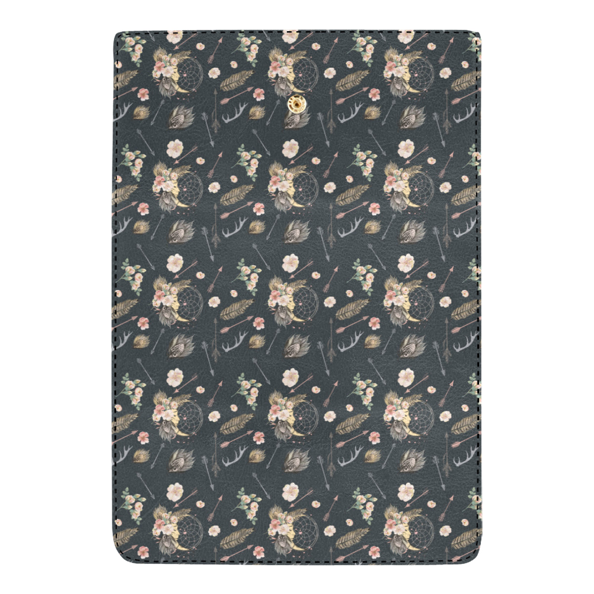 Bohemian Pattern Print Design 09 Women's Trifold Wallet
