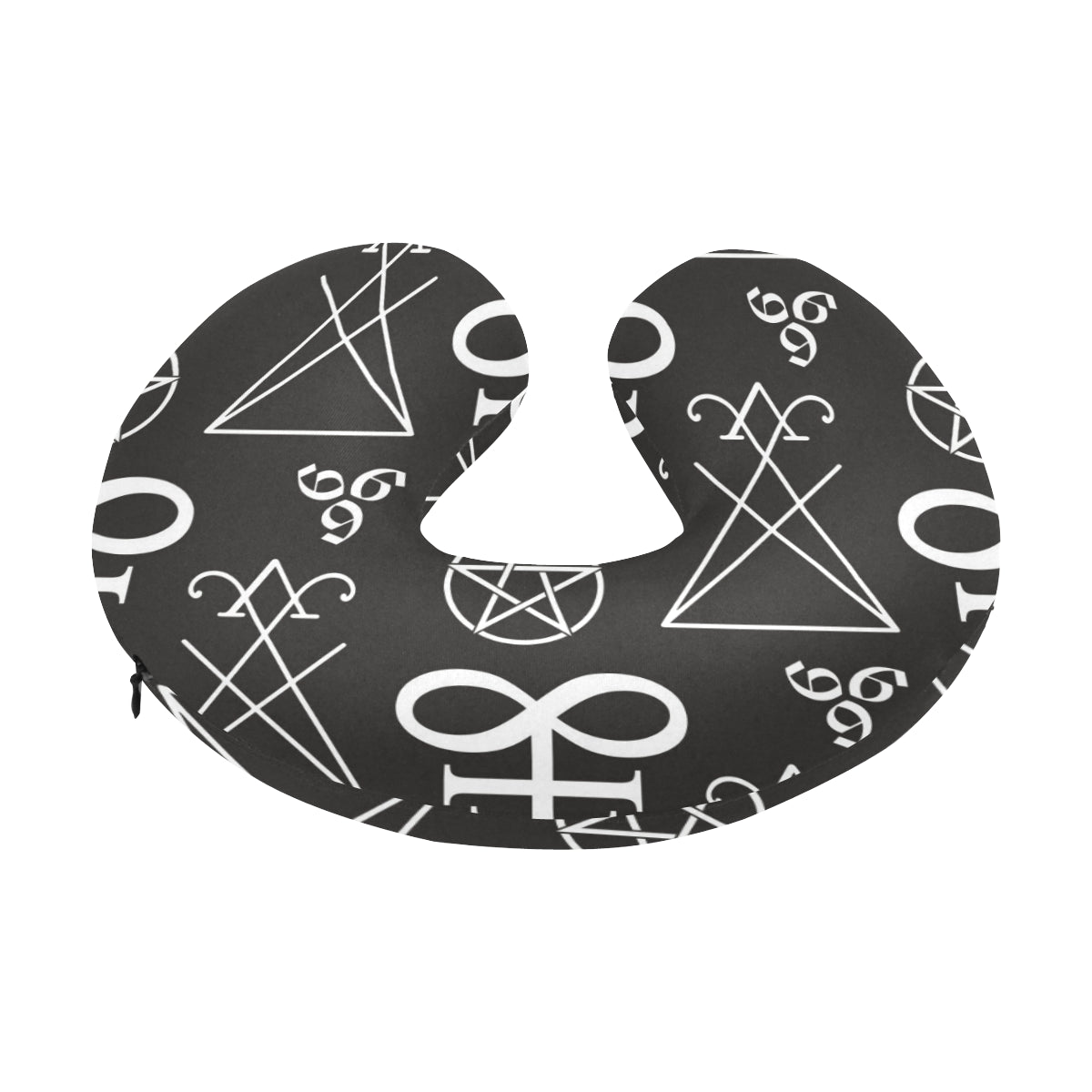 Pentagram Pattern Print Design A04 U-Shaped Travel Neck Pillow