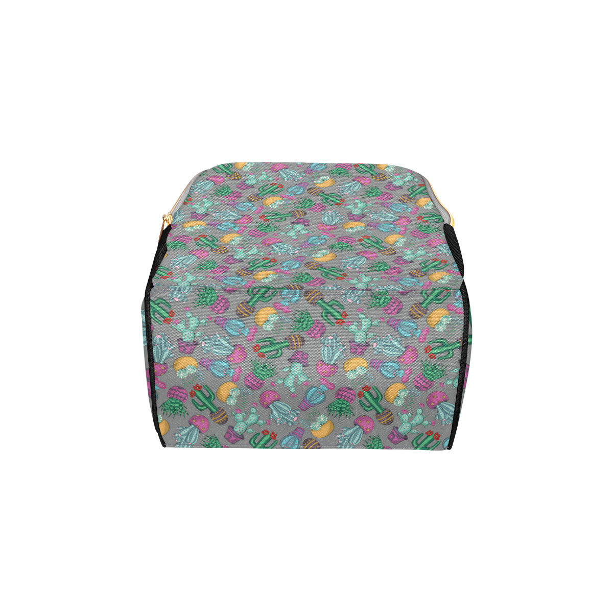 Cactus Colorful Print Pattern Diaper Bag Backpack