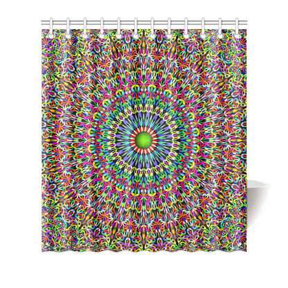 Bohemian Colorful Style Print Shower Curtain