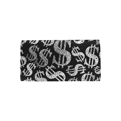 Money Pattern Print Design 02 Women's Trifold Wallet