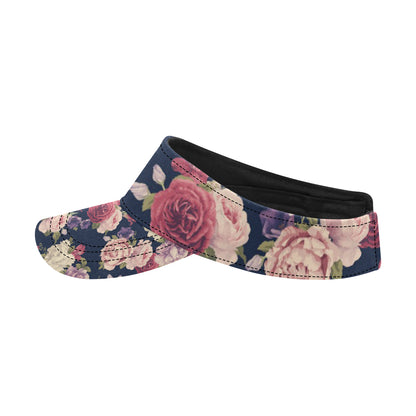 Peony Pattern Print Design PE03 Unisex Sun Visor