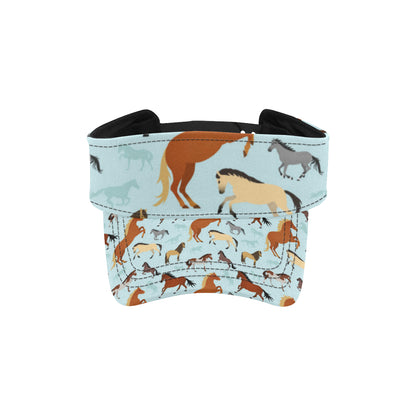Horse Cute Themed Pattern Print Unisex Sun Visor