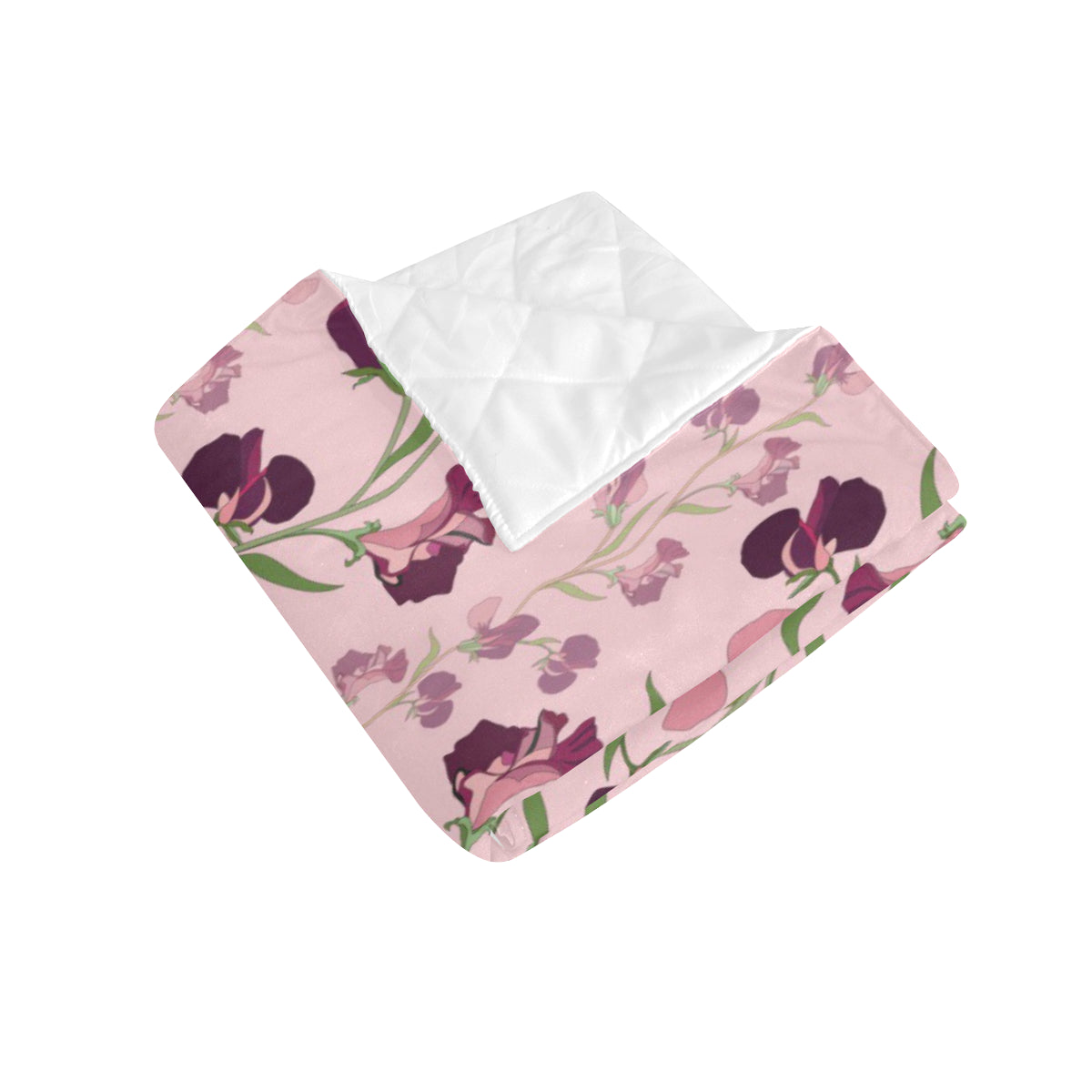 Peony Pattern Print Design PE09 Premium Quilt