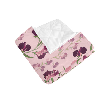 Peony Pattern Print Design PE09 Premium Quilt