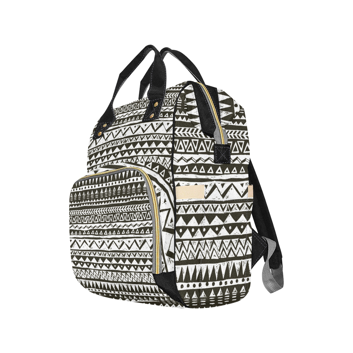 Hand draw Tribal Aztec Diaper Bag Backpack
