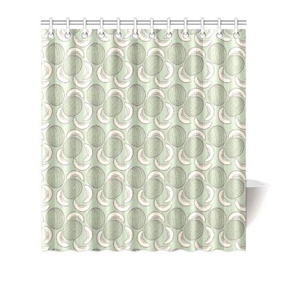 Cantaloupe Pattern Print Design 01 Shower Curtain
