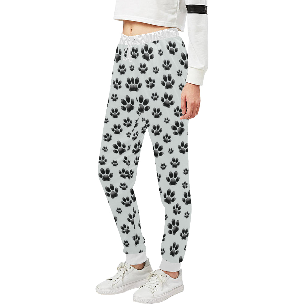 Paw Themed Print Unisex Sweatpants