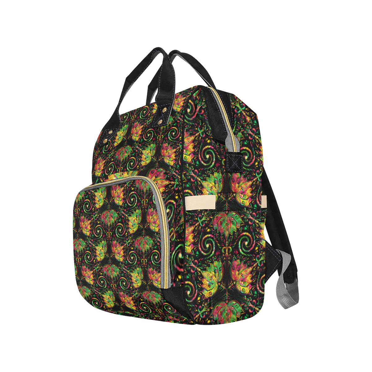 lotus Boho Pattern Print Design LO09 Diaper Bag Backpack