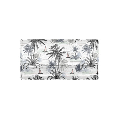 Pacific island Pattern Print Design A04 Women's Trifold Wallet